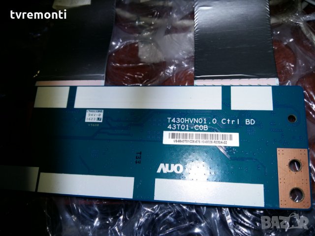 T-CON BOARD 43T01-C0B,T430HVN01.0 CTRL BD, снимка 2 - Части и Платки - 24043893