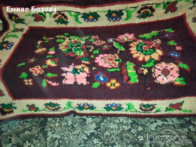 продавам вълнени,ръчно тъкани китеници , снимка 9 - Покривки за легло - 15898782