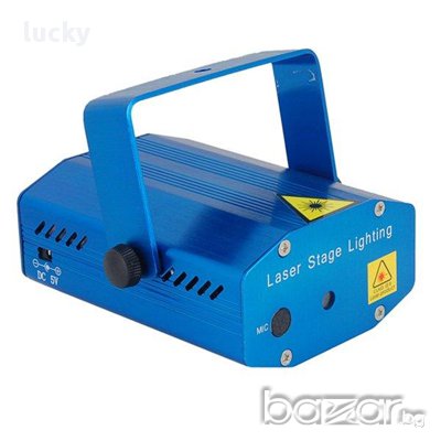 Диско Парти Лазер Mini Laser Stage Lighting, снимка 5 - Други - 17131569