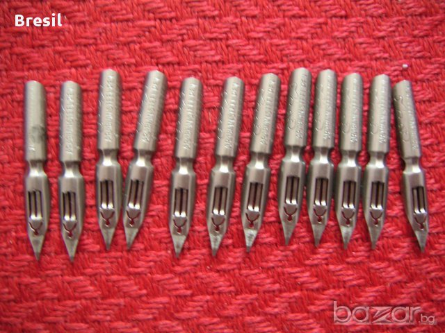 Перодръжка с писец, перо, писци, пера, писалка, снимка 3 - Антикварни и старинни предмети - 17845940