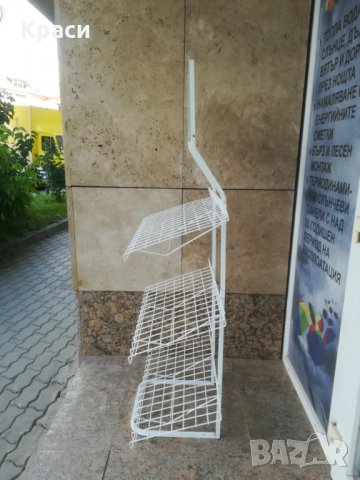 Стелаж метален с 3 рафта, снимка 3 - Стелажи и щандове - 25736618