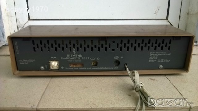 siemens-klangmeister rg-20-receiver-made in germany-внос швеицария, снимка 12 - Ресийвъри, усилватели, смесителни пултове - 19814949