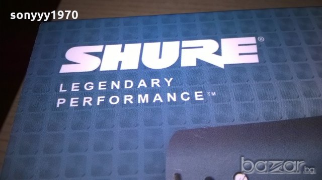 shure-profi microphone-нов в кутия с кабел и жак, снимка 5 - Ресийвъри, усилватели, смесителни пултове - 20300515