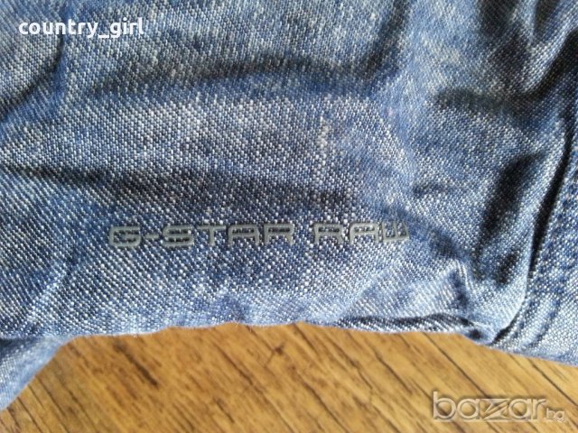 G-star Cedar Border shirt - страхотна мъжка дънкена риза, снимка 11 - Ризи - 19534044