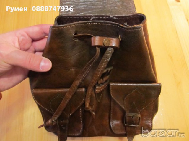 Солидна здрава раница от естественна кожа моторджийски, мото аксесоари, мото екипировка, снимка 6 - Раници - 13799038