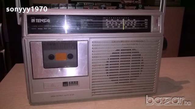 tensai rcr-346 radio cassette recorder-внос франция, снимка 1 - Ресийвъри, усилватели, смесителни пултове - 18816822