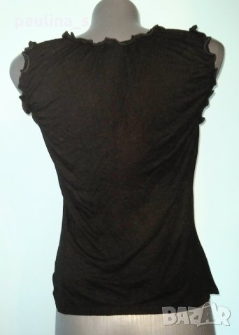 Еластична блуза с къдри тип бюстие / унисайз , снимка 4 - Корсети, бюстиета, топове - 25824907