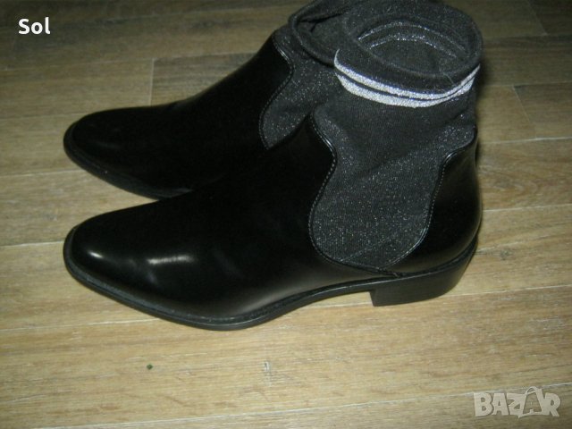 Zara боти нови 37н., снимка 2 - Дамски ежедневни обувки - 23510085