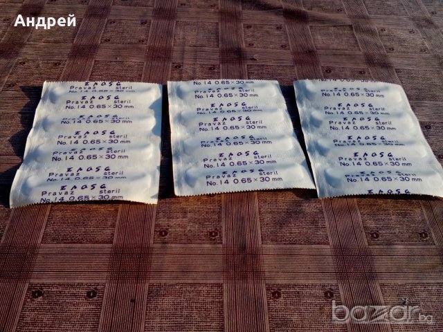 Игла,Игли за спринцовка, снимка 3 - Антикварни и старинни предмети - 19486921