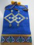 Традиционна торбичка тип пунгия от плат DELL от Монголия-13, снимка 1 - Други ценни предмети - 23414055
