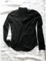 Мъжка черна риза със столче яка Zara Men, снимка 10