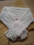 Естествена кожа и плетиво наметка /шал, снимка 4