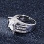Пръстен с бял сапфир, №59, снимка 2