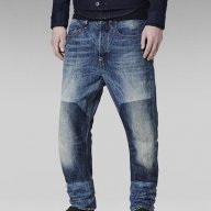 Нови дънки G-Star Type C Loose Mens Tapered Jeans in Block Wash оригинал, снимка 2 - Дънки - 12833897
