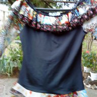 блуза с къдри , снимка 3 - Блузи с дълъг ръкав и пуловери - 12149072