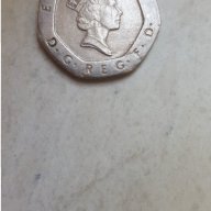 Монета 20 Английски Пенса 1996г. / 1996 20 Pence UK Coin KM# 939 Sp# 4361, снимка 2 - Нумизматика и бонистика - 15469899