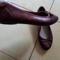 Дам.обувки-/изк.кожа/-№40-цвят-кафяво-бордо-/металик/., снимка 2 - Дамски ежедневни обувки - 22385521