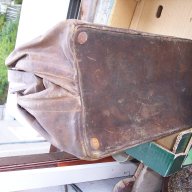 Стара кожена чанта-лекарска, за гурбет, продавам, снимка 5 - Чанти - 15484067