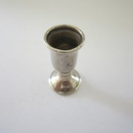 Сребърна миниатюра - бокал Д 12539-22, снимка 1 - Антикварни и старинни предмети - 8923410