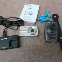 Фотоапарат Pentax optio + Прожектор Sony., снимка 1 - Фотоапарати - 19855494