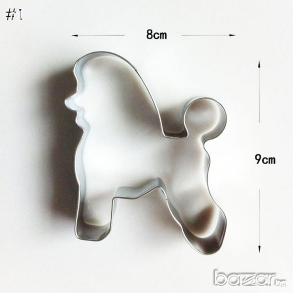 Високо кокетно куче Пудел метална форма резец за сладки бисквитки бисквити  фондан, снимка 1