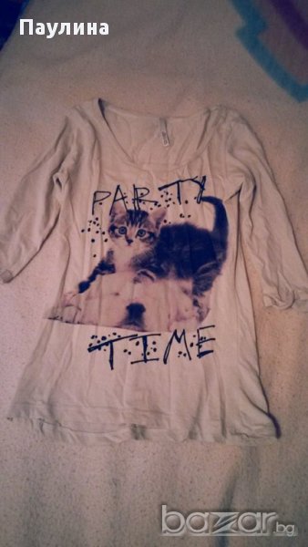 Блуза с коте, снимка 1