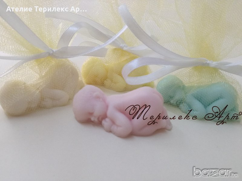 Ароматни сапуни бебенце-подаръци за гости, снимка 1