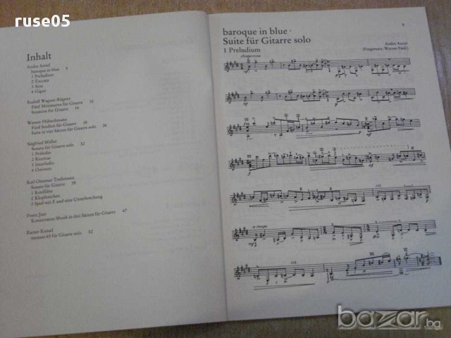 Книга "Zeitgenössische Gitarrenmusik - Heft 2" - 62 стр., снимка 2 - Специализирана литература - 15844676