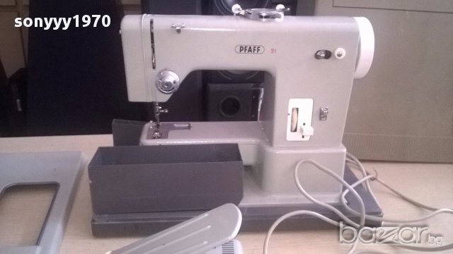 Pfaff+мотор+педал+куфар-оригинал-внос швеицария, снимка 2 - Други машини и части - 13140155