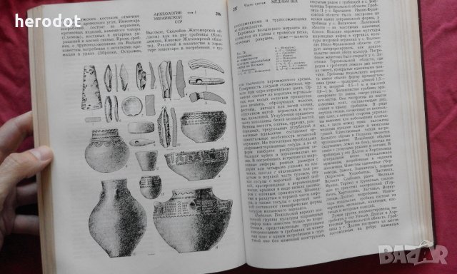 Археология Украинской ССР. Том 1. Первобытная археология, снимка 11 - Специализирана литература - 22392737