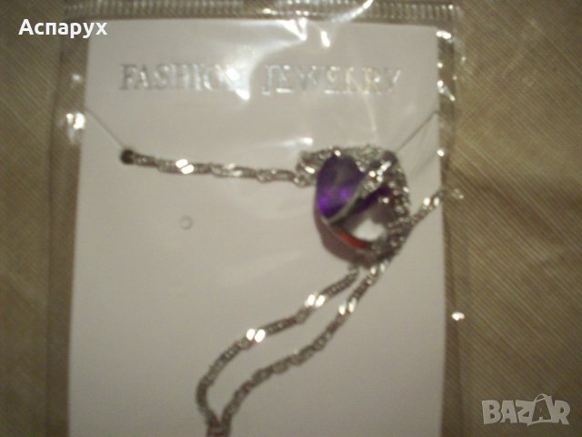 Колие с висулка: камък, сърце, надпис LOVE, фантазия, сърце в бутилка, снимка 8 - Колиета, медальони, синджири - 22907863