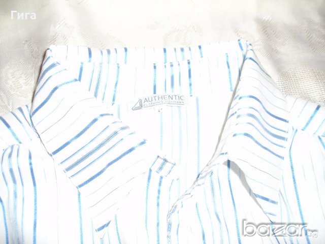 Лот син панталон и  риза L-ки, снимка 8 - Ризи - 18179980
