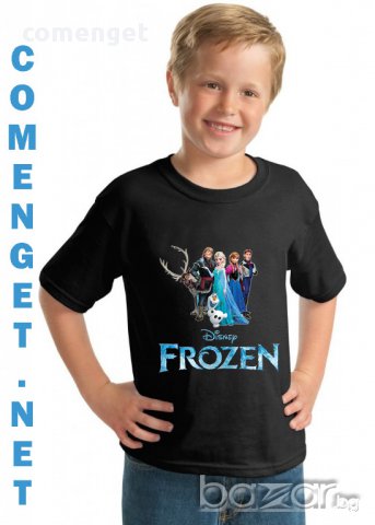 New! Уникални детски тениски Frozen / Замръзналото Кралство! Поръчай тениска С Твоя Снимка! , снимка 3 - Детски комплекти - 8903361