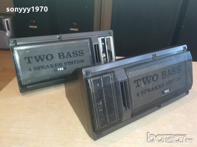tec 8118al two bass-2x100w-28х15х13см-внос швеицария