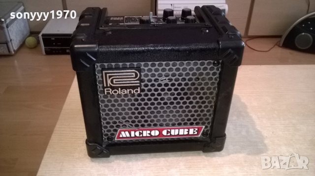 roland micro cube-внос швеция-24х22х16см, снимка 4 - Други - 25179472