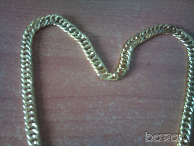 Невероятно красив Мъжки Ланец - позлатен с 18к злато Нов модел №25 , снимка 5 - Колиета, медальони, синджири - 11501493