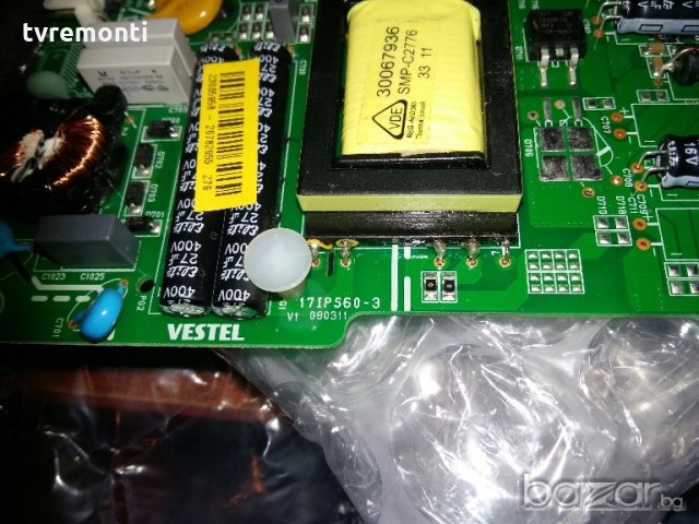 POWER BOARD 17IPS60-3 V1 090311 , снимка 2 - Части и Платки - 20114530