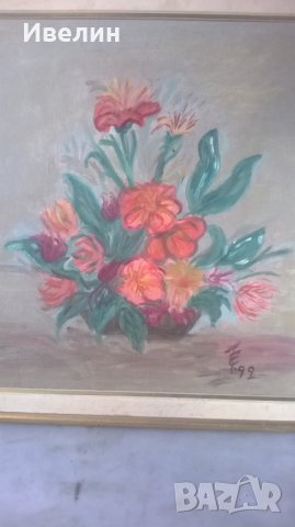 картина-цветя, снимка 2 - Картини - 24631821