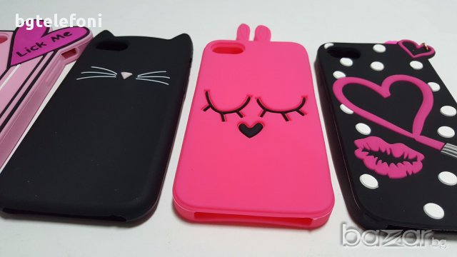 3D цветен силикон за iPhone 5/5s/5se,iPhone 6/6s,iPhone 7, снимка 3 - Калъфи, кейсове - 17567856