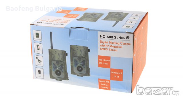Нова HC500M Ловна камера 12MP HD GPRS 940NM MMS/E-MAIL sms Suntek, снимка 5 - Ловно оръжие - 19403546