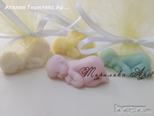Ароматни сапуни бебенце-подаръци за гости, снимка 1 - Кетъринг - 20767528