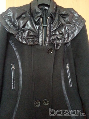 Дамско бутиково палто черно, снимка 2 - Палта, манта - 16019891
