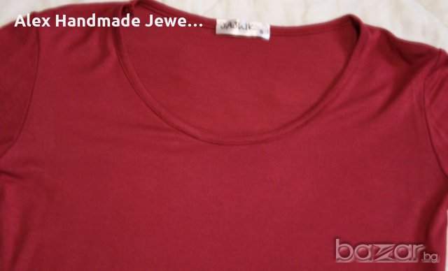 Нова блуза цвят бордо, снимка 4 - Блузи с дълъг ръкав и пуловери - 19887382