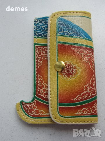 Автентичен кожен ключодържател-ботуш от Монголия-серия-25