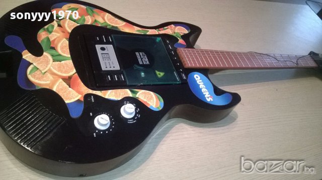 Китара-черна-102/39/9см-с цд и тунер, снимка 2 - Китари - 16228729