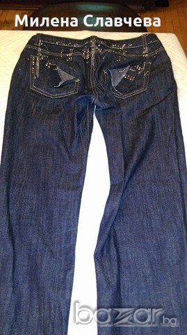 100% ОРИГИНАЛНИ ДЪНКИ PHILIPP PLEIN, снимка 7 - Дънки - 20904029