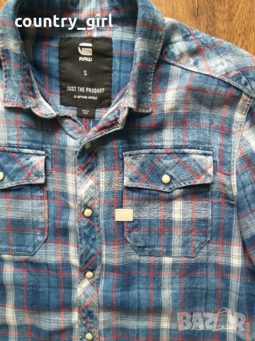 g-star landoh shirt - страхотна мъжка риза, снимка 2 - Ризи - 24388340