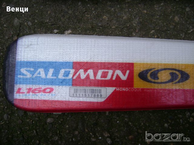 Карвинг ски SALOMON -160 см., снимка 5 - Зимни спортове - 12266202