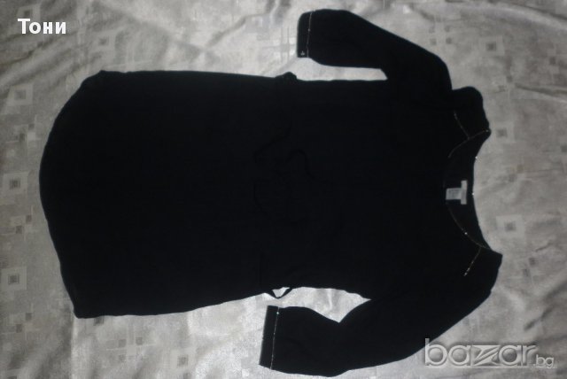 Черна рокля - туника НМ H&M със златист кант , снимка 10 - Рокли - 15073784