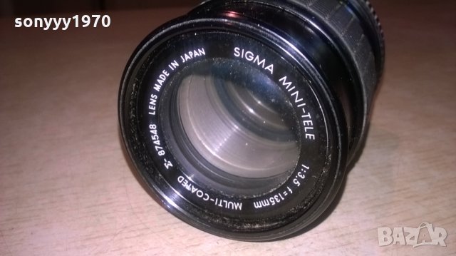sigma-made in japan-обектив-внос франция, снимка 3 - Обективи и филтри - 26128649